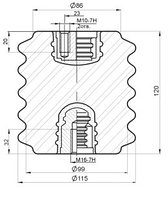 Изолятор опорный ИОР-10-7,5 II УХЛ2