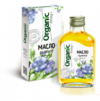 Льняное масло Organic Altay, 100 мл. (Россия)