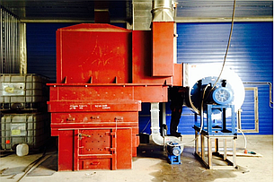 Установка воздухонагревательная  УВН 400 для сушки досок, дров, фото 2
