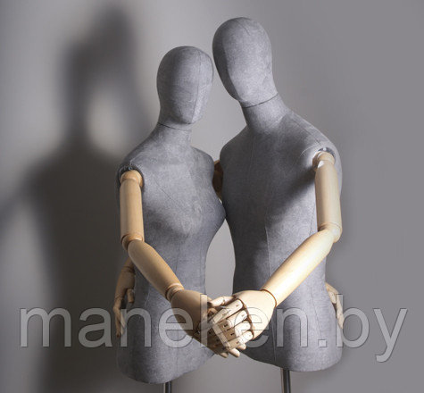 Манекен-Торс с деревянными руками, женский Originals 02 - фото 3 - id-p120645540