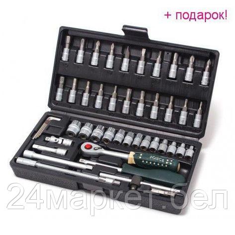 Набор инструмента 46пр. 1/4" (6-гран.)(4-14мм) RF-2462-5, фото 2