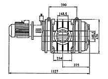 Вакуумный насос Рутса RPS-2500