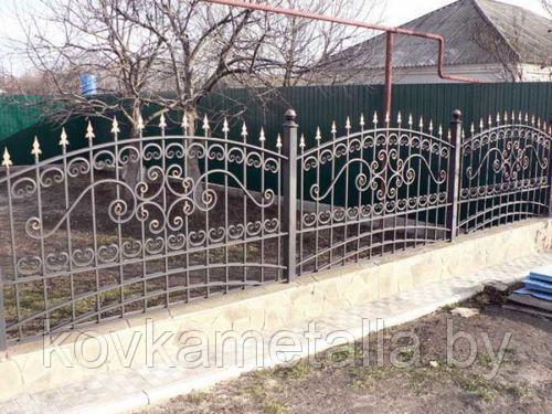 Забор кованный "Изумруд №36" - фото 1 - id-p120650086