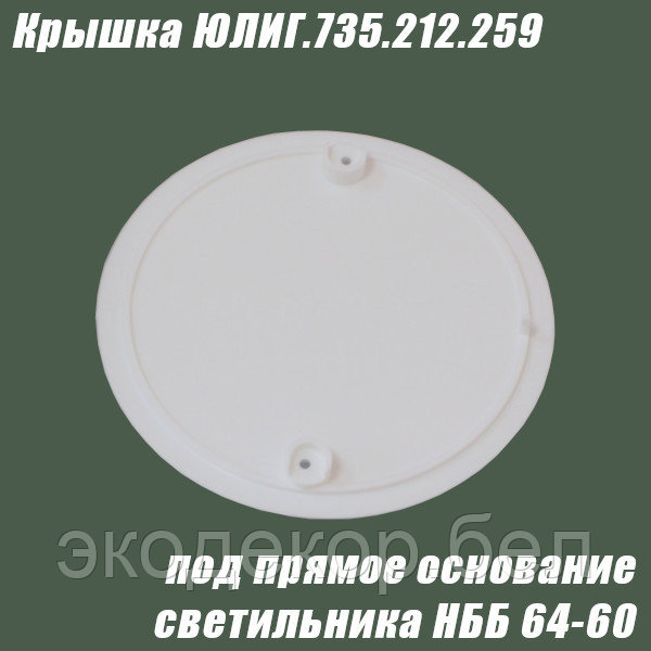 Крышка под прямое основание светильника НББ 64-60 - фото 1 - id-p120650325