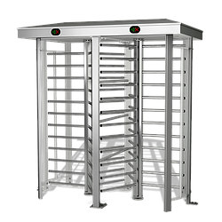 Praktika T-10-MH Double Pass- сдвоенный моторизованный полноростовой турникет корпус и планки из нержав.стали