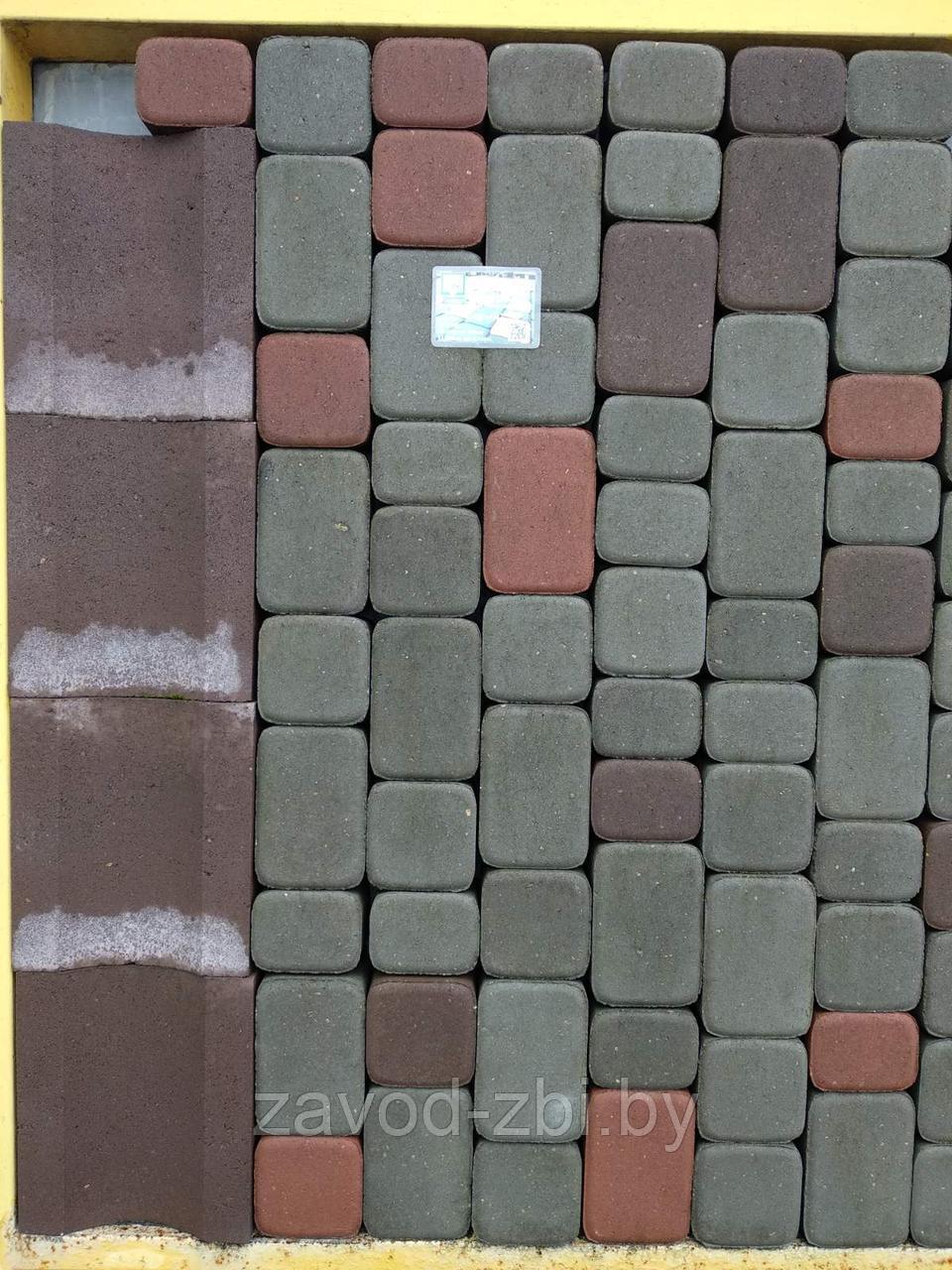 Тротуарная плитка "Старый Город" 60мм коричневая - фото 4 - id-p57965233