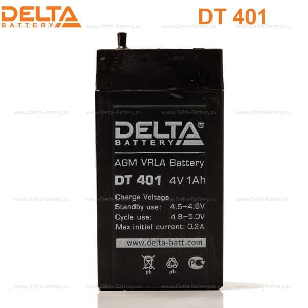 Аккумулятор Delta DT 401 4В 1Ач (герметизированная свинцово-кислотная аккумуляторная батарея 4V, 1Ah) - фото 5 - id-p120650667