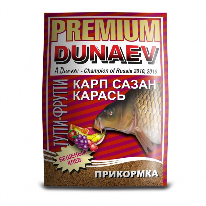 "DUNAEV-PREMIUM" 1кг Карп-Сазан Тутти-Фрутти - фото 1 - id-p120652292