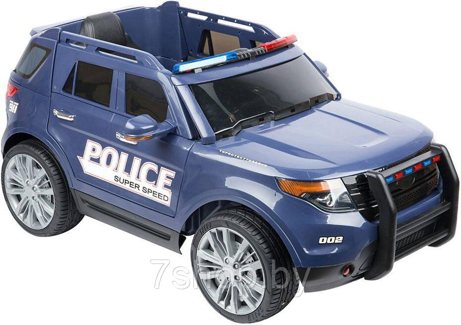Детский электромобиль WINGO FORD EXPLORER POLICE LUX синий - фото 1 - id-p98058674