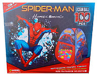 Палатка детская игровая Spiderman с шариками арт. 2027A 70*70*92 см