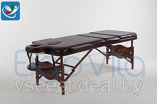 Складной массажный стол ErgoVita ELITE TITAN (темно-коричневый глянец), фото 2