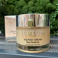 Крем для лица на основе красного женьшеня Realskin Youth 21 Cream Red Ginseng, 50 мл