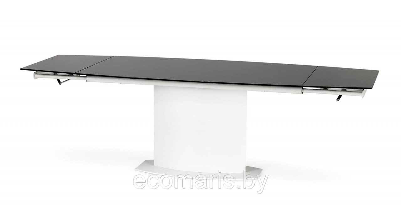Стол обеденный HALMAR ANDERSON раскладной, бело\черный - фото 3 - id-p120693937