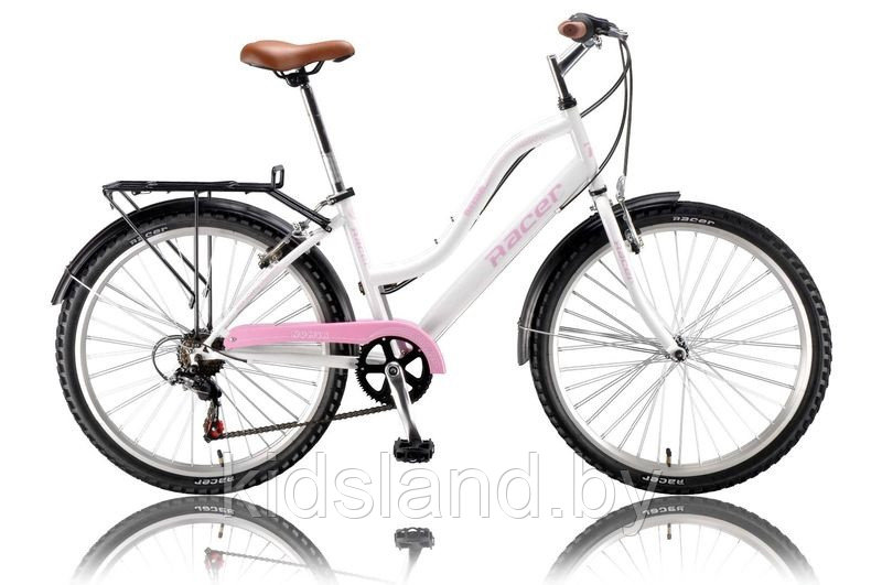 Велосипед Racer Nomia V 26"  (белый)
