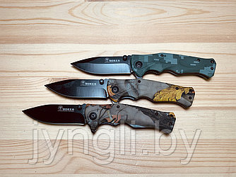 Тактический складной нож Boker B048, листва