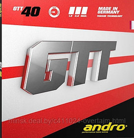 Накладка Andro GTT 40 red max, 11227609