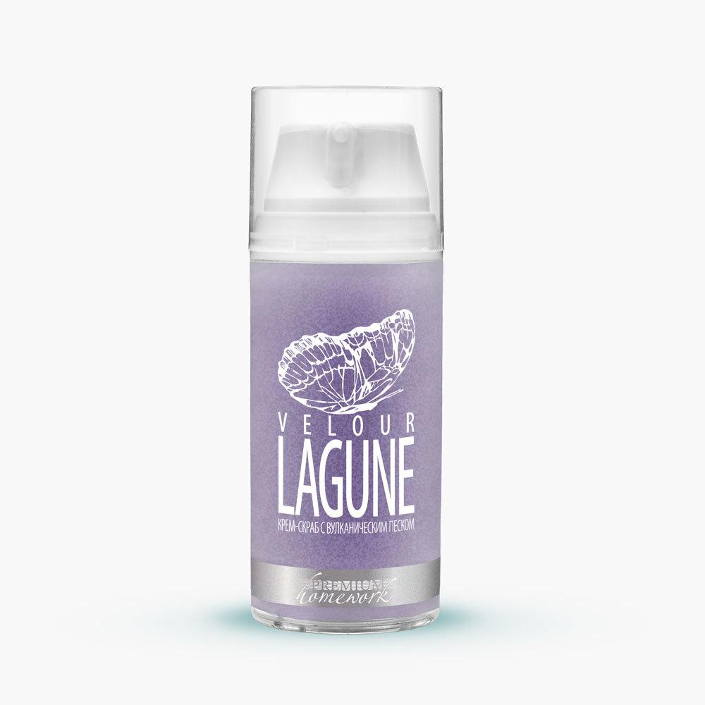 Крем-скраб с вулканическим песком VELOUR LAGUNE, 100 мл.