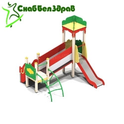 Детский игровой комплекс "Красный форт", фото 1
