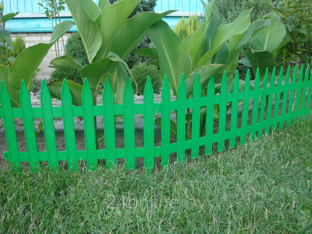 Забор декоративный "GOTIKA" №3 зеленый - фото 1 - id-p120813516