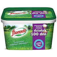 Удобрение для газона длительного действия 100 дней Флоровит Florovit ведро 4 кг