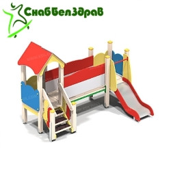 Детский игровой комплекс "Минигорка с мостиком" - фото 3 - id-p73193683