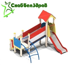 Детский игровой комплекс "Башня с мостиком" - фото 2 - id-p73194167