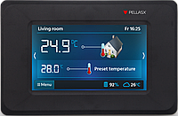 Комнатный термостат Pellas-X TOUCH для автоматики S. Control с ISM (беспроводной)