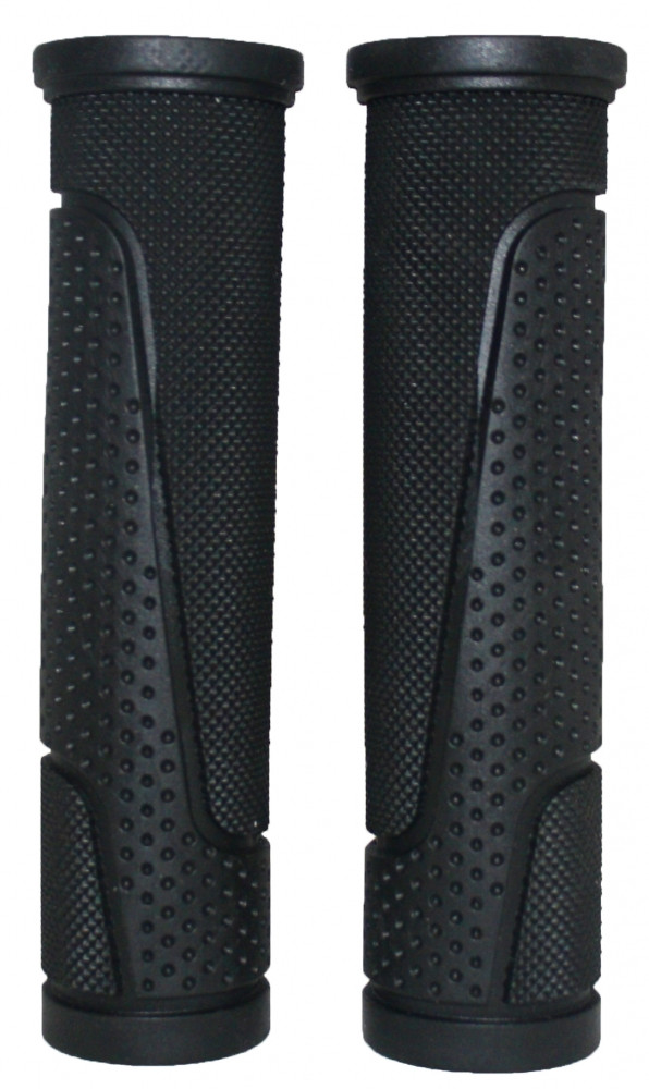 Грипсы резиновые Vinca sport 125 мм черные
