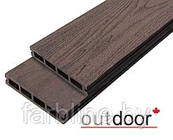 Террасная доска ДПК Outdoor 3D 150*25*4000 мм. ARIZONA BROWN коричневая