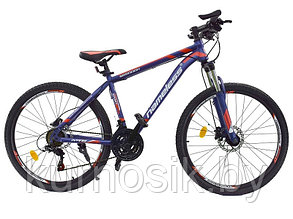 Мужской велосипед Nameless S6500DH 26" голубой-оранжевый