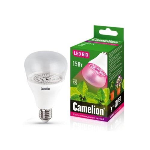 LED15-PL/BIO/E27 (15Вт 220В) Лампочка светодиодная для растений CAMELION - фото 1 - id-p120346406