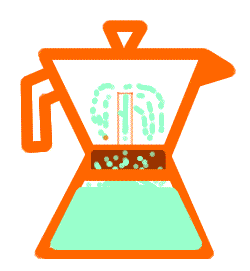 Гейзерная кофеварка на 6 порций "Miss Conny" для индукции, Италия - фото 3 - id-p7609920