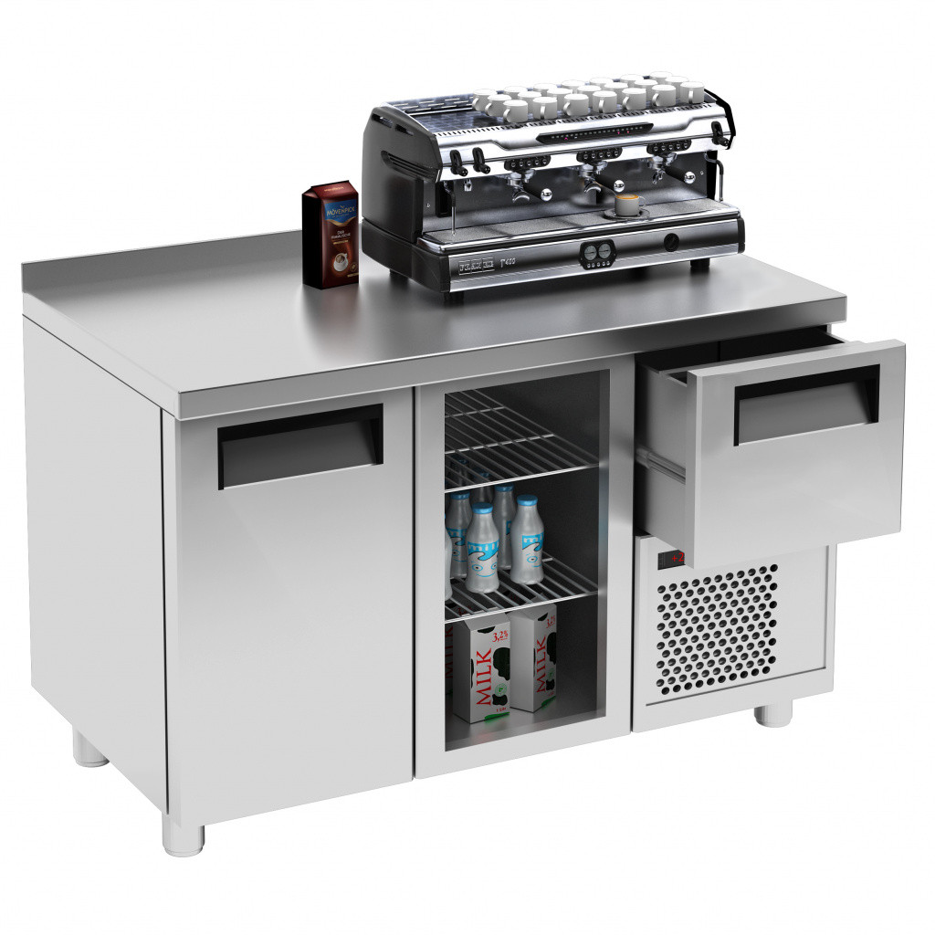 Холодильный стол Carboma 570 COFFEE BAR T57 M2-1-G 0430-1(2)9 (BAR-250С Carboma)