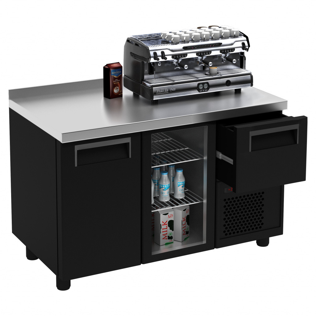 Холодильный стол Carboma 570 COFFEE BAR T57 M2-1 9006-1(2)9 (BAR-250)