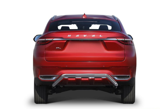 Защита заднего бампера d57 скоба для Haval F7 (2019-2020) № HAVF719-39