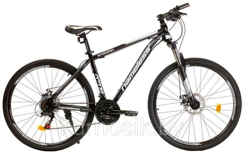 Мужской велосипед Nameless S7200D 27.5" сине-черный - фото 1 - id-p120999770