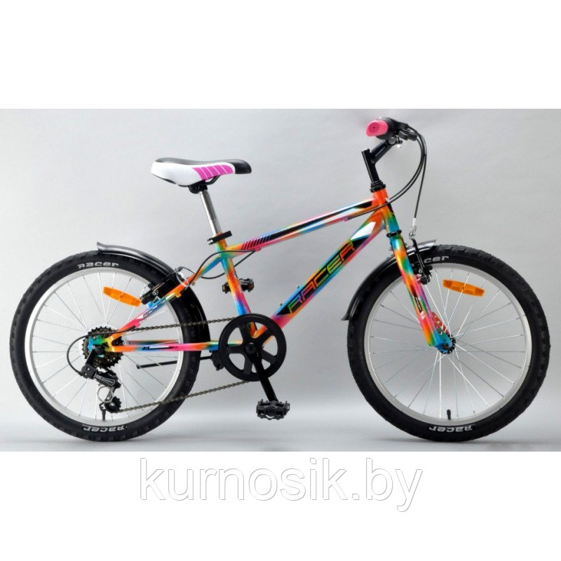Велосипед детский Racer Turbo 20" радуга