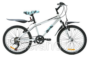 Велосипед Racer Turbo V 20 2.0"  (серый)