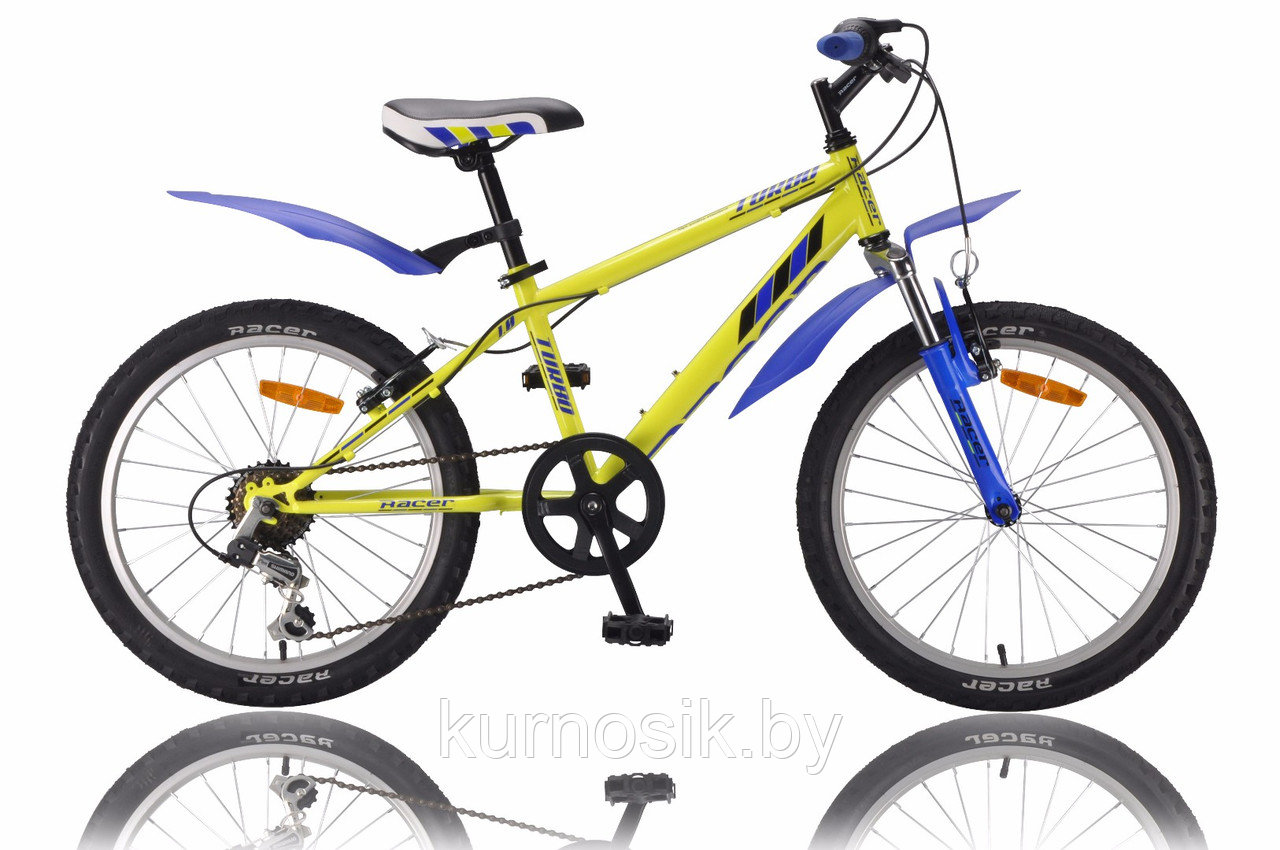 Велосипед детский Racer Turbo 1.0 20" оранжевый - фото 2 - id-p121005904