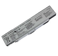 Аккумулятор для Sony VGN-AR, VGN-NR, VGN-SZ, BPS9, 5200mAh, 11.1V серебряный