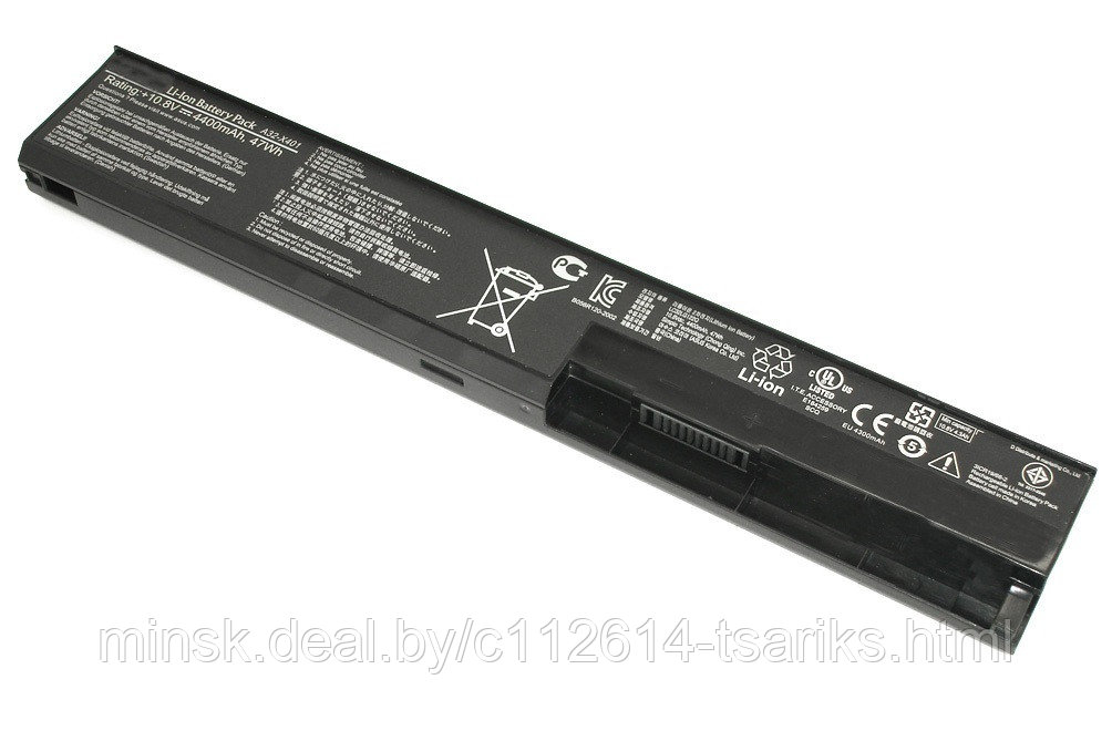 Аккумулятор для Asus X301, X401, X501, (A32-X401), 47Wh, 4400mAh, 10.8V - фото 1 - id-p117945896