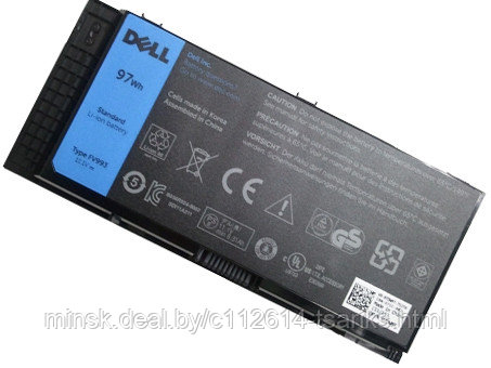 Аккумулятор для Dell Precision M4800, M4600, M4700, M6600, M6700, M6800, (FV993, 0TN1K5), 97Wh, 8310mAh, 11.1V - фото 1 - id-p117945910