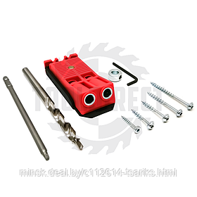 Приспособление для соединения саморезами кондуктор Pocket hole Tool KIT Uniqtool