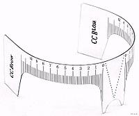 CC Brow Линейка для бровей (с вырезом для носа)