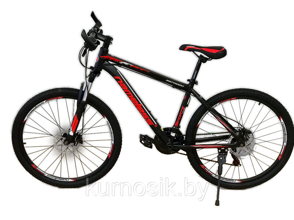 Мужской велосипед Nameless G6700DH 26" черный-красный
