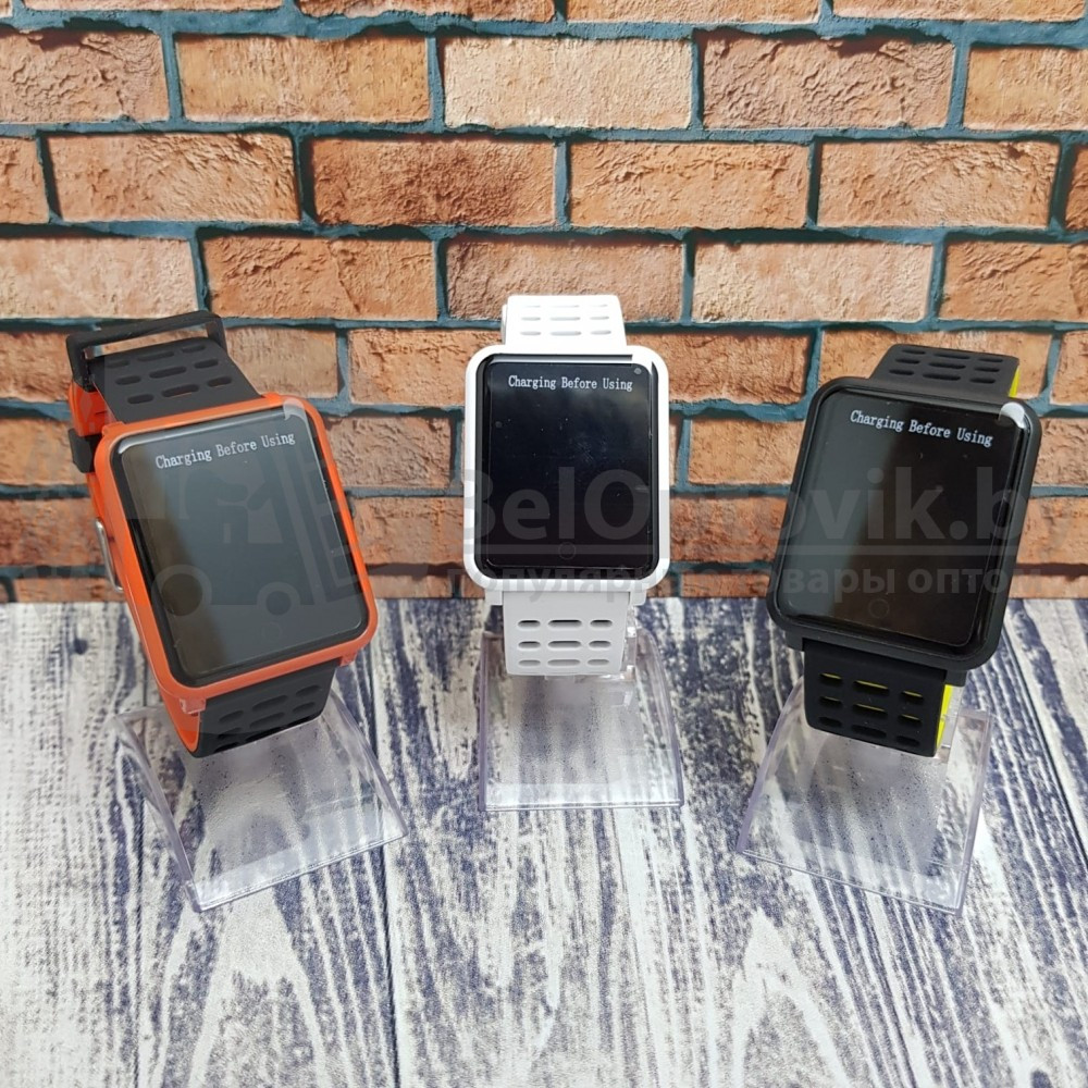 Смарт-часы Smart Watch N88 IP68 с функцией измерения давления Оранжевые - фото 8 - id-p121010727