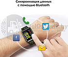 Смарт-часы Smart Watch N88 IP68 с функцией измерения давления Желтые, фото 9