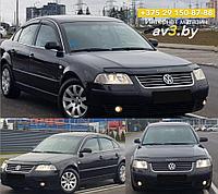 Дефлектор капота Volkswagen Passat B5 2001-2005 рестайлинг / Фольксваген пассат Б5 [VW05] (VT52)