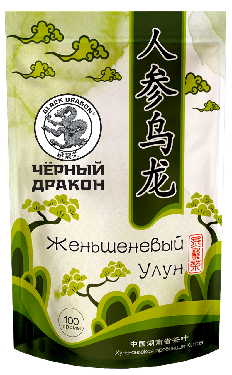 Чай Женьшеневый улун Черный Дракон, 100 гр