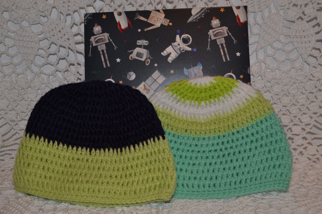 Подарок новорожденному - комплект шапок - фото 3 - id-p121074117